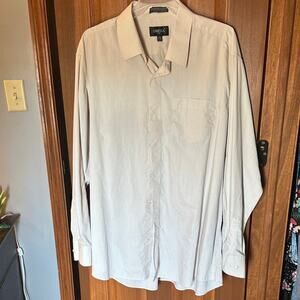 OMEGA Italy Beige Button Up Shirt 2XL Minimalist Oversized Neutral